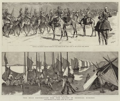 The Nile Expedition for the Relief of General Gordon by Frederic Villiers